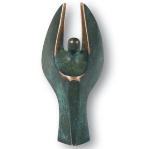 Engel Bronze patiniert