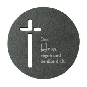 Schieferrelief: "Der Herr segne und behüte dich"