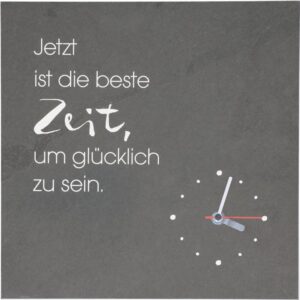 Schieferrelief: "Die beste Zeit ..."