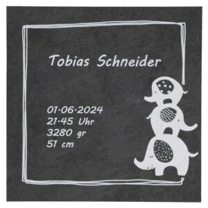 Schieferrelief: Relief zur Geburt