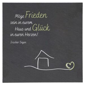 Schieferrelief: Haussegen