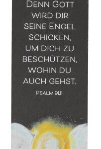 Schieferrelief: "Schutzengel"