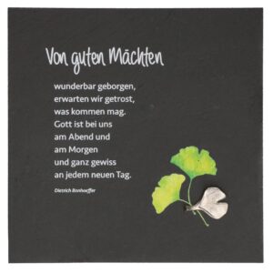 Schieferrelief: "Von guten Mächten"