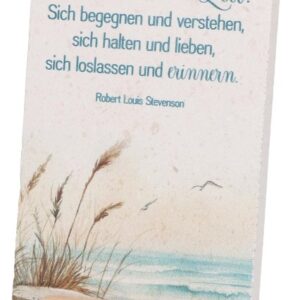 Natursteinrelief: "Alles hat seine Zeit ..."